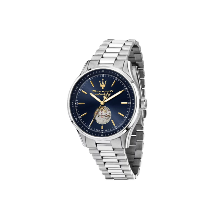 Montre Automatique Maserati Sorpasso en Acier Argenté Montre Automatique Maserati Sorpasso en Acier Argenté