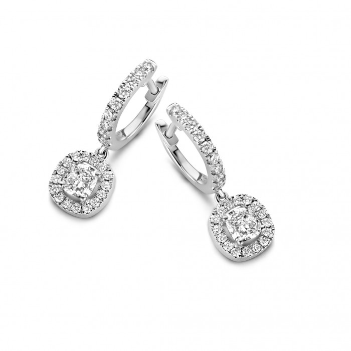 Boucles d'oreilles diamants - Bijoux diamant