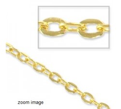 CHAINE MAILLE FORCAT, 0.8MM, OR JAUNE